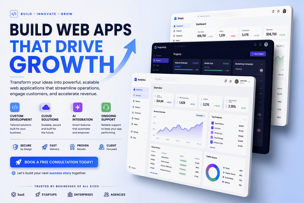 We provide Web App Design
