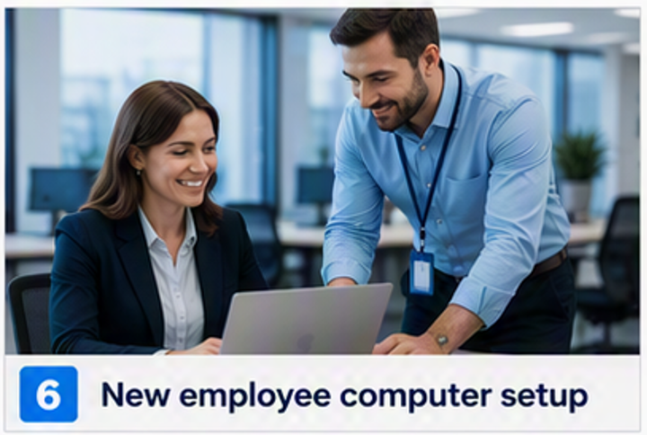 we provide New Employee Computer Setup